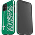 Saudi Arabia Flag Distressed iPhone 12 Mini Impact Case
