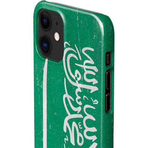 Saudi Arabia Flag Distressed iPhone 12 Mini Lite Case