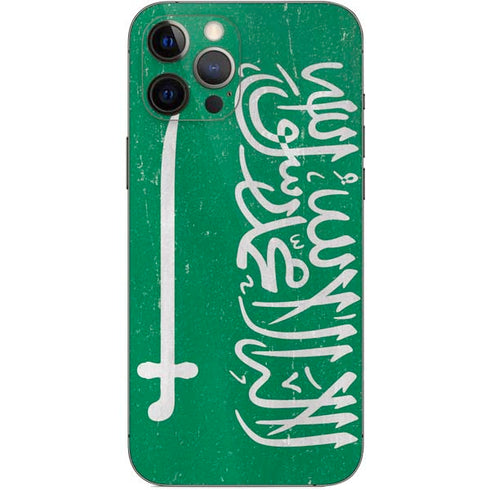 Saudi Arabia Flag Distressed iPhone 12 Pro Max Skin