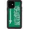 Saudi Arabia Flag Distressed iPhone 12 Waterproof Case