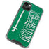 Saudi Arabia Flag Distressed iPhone 13 Mini Clear Case