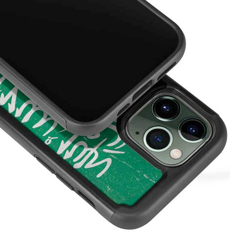 Saudi Arabia Flag Distressed iPhone 13 Pro Cargo Case