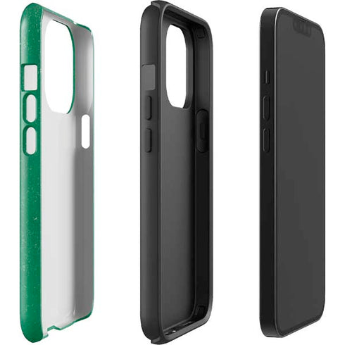 Saudi Arabia Flag Distressed iPhone 15 Pro Impact Case