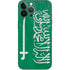 Saudi Arabia Flag Distressed iPhone 14 Pro Max Skin