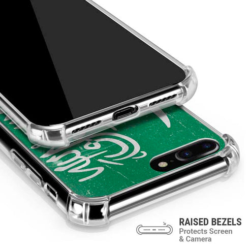 Saudi Arabia Flag Distressed iPhone 7/8 Plus Clear Case