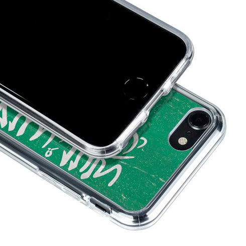 Saudi Arabia Flag Distressed iPhone SE (2nd & 3rd Gen) Clear Case