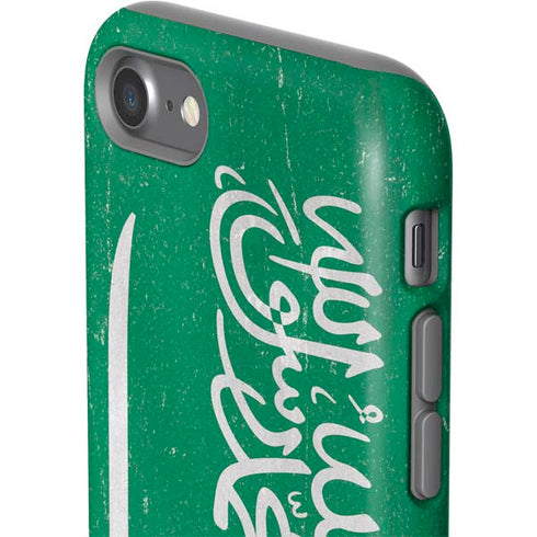 Saudi Arabia Flag Distressed iPhone SE (2nd & 3rd Gen) Pro Case