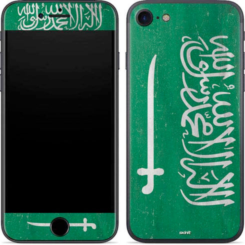 Saudi Arabia Flag Distressed iPhone SE (2nd & 3rd Gen) Skin