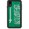 Saudi Arabia Flag Distressed iPhone XR Waterproof Case