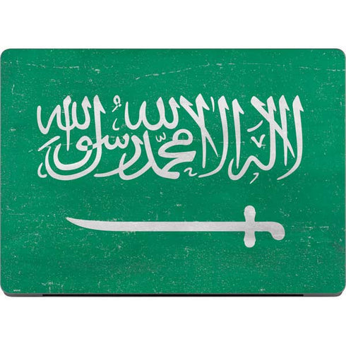 Saudi Arabia Flag Distressed MacBook Pro 14in (2021-24) Skin