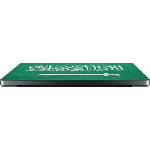 Saudi Arabia Flag Distressed MacBook Pro 14in (2021-24) Skin