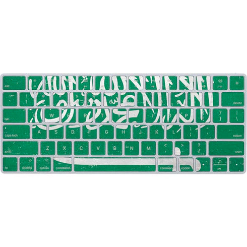 Saudi Arabia Flag Distressed Magic Keyboard Skin