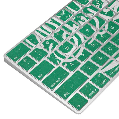 Saudi Arabia Flag Distressed Magic Keyboard Skin