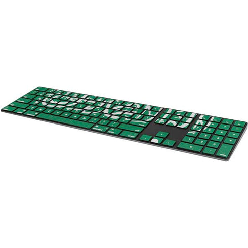 Saudi Arabia Flag Distressed Magic Keyboard with Numeric Keypad Skin