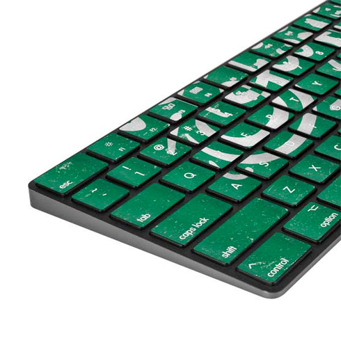 Saudi Arabia Flag Distressed Magic Keyboard with Numeric Keypad Skin