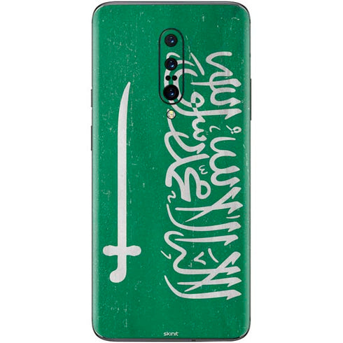Saudi Arabia Flag Distressed OnePlus 7 Pro Skin