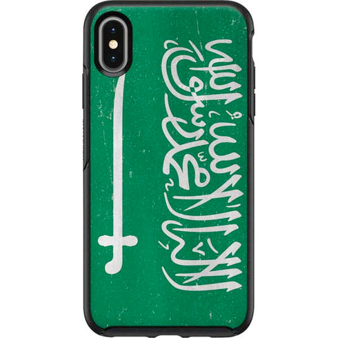 Saudi Arabia Flag Distressed Otterbox Symmetry iPhone Skin