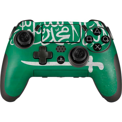 Saudi Arabia Flag Distressed PlayStation Scuf Vantage 2 Controller Skin
