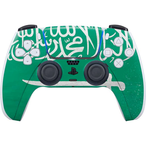 Saudi Arabia Flag Distressed PS5 Controller Skin