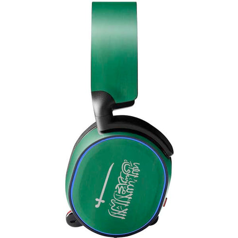 Saudi Arabia Flag Distressed SteelSeries Arctis 3 Skin