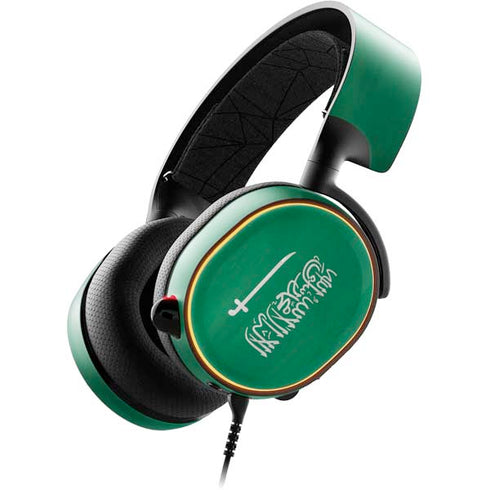 Saudi Arabia Flag Distressed SteelSeries Arctis 5 Skin