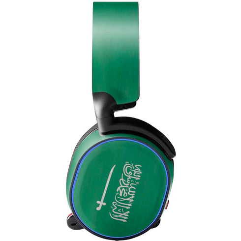 Saudi Arabia Flag Distressed SteelSeries Arctis 5 Skin
