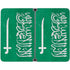Saudi Arabia Flag Distressed Surface Duo Skin