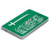 Saudi Arabia Flag Distressed Surface Duo Skin