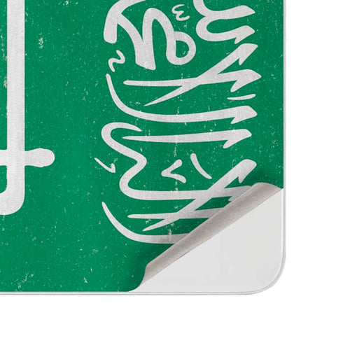 Saudi Arabia Flag Distressed Surface Duo Skin