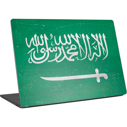 Saudi Arabia Flag Distressed Surface Laptop 4 15in Skin