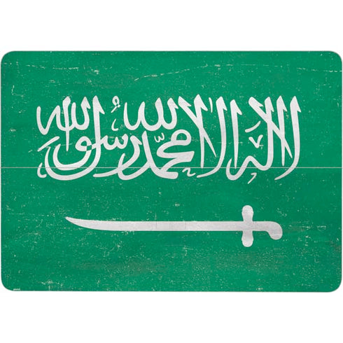 Saudi Arabia Flag Distressed Surface Laptop Studio Skin