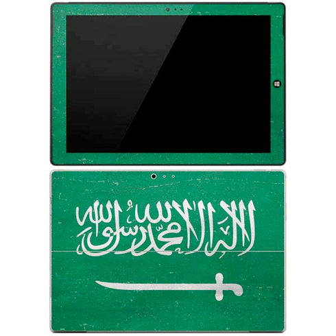 Saudi Arabia Flag Distressed Surface Pro 3 Skin