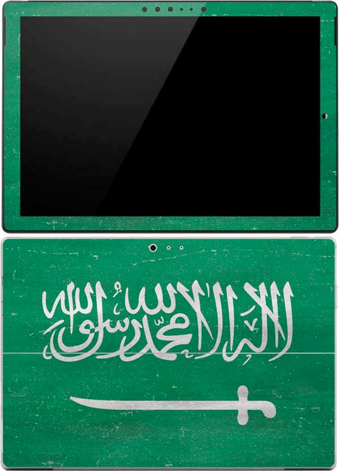 Saudi Arabia Flag Distressed Surface Pro 4 Skin