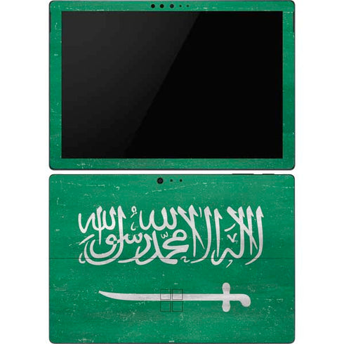 Saudi Arabia Flag Distressed Surface Pro 6 Skin