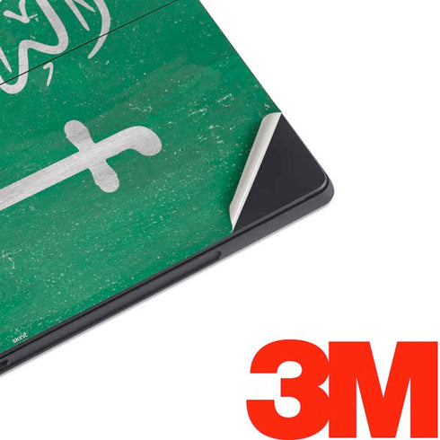 Saudi Arabia Flag Distressed Surface Pro 7 Skin