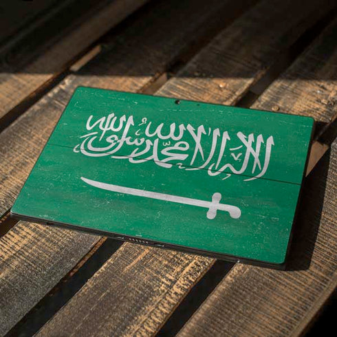 Saudi Arabia Flag Distressed Surface Pro 7 Skin