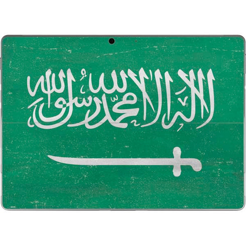 Saudi Arabia Flag Distressed Surface Pro 8 Skin