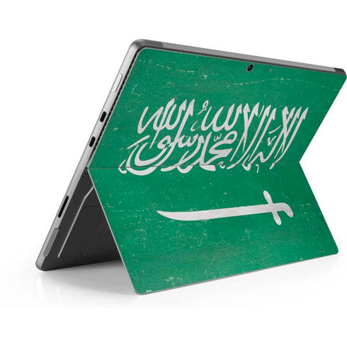 Saudi Arabia Flag Distressed Surface Pro 8 Skin