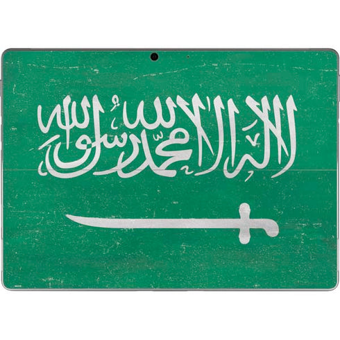Saudi Arabia Flag Distressed Surface Pro 9 Skin