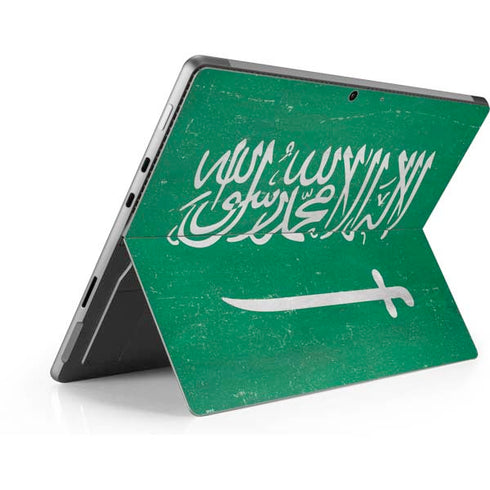 Saudi Arabia Flag Distressed Surface Pro 9 Skin