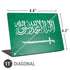 Saudi Arabia Flag Distressed Universal Laptop 11in (8.8 x 6.2in) Skin