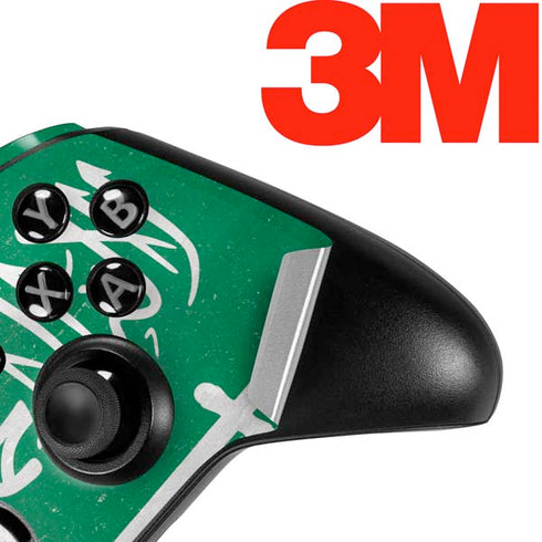 Saudi Arabia Flag Distressed Xbox One Elite Controller Skin