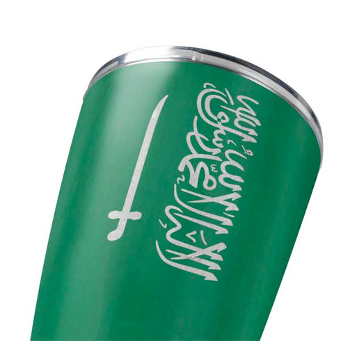 Saudi Arabia Flag Distressed Yeti 20oz Tumbler Skin