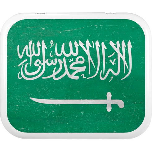 Saudi Arabia Flag Distressed YETI Roadie 24 Hard Cooler Skin