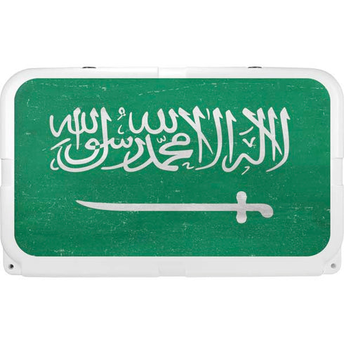 Saudi Arabia Flag Distressed YETI Tundra 45 Hard Cooler Skin