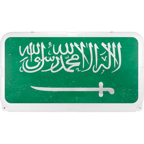 Saudi Arabia Flag Distressed YETI Tundra 65 Hard Cooler Skin