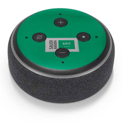 Saudi Arabia Soccer Flag Amazon Echo Dot Skin