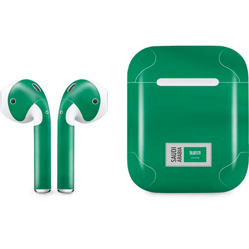 Saudi Arabia Soccer Flag Apple AirPods Skin