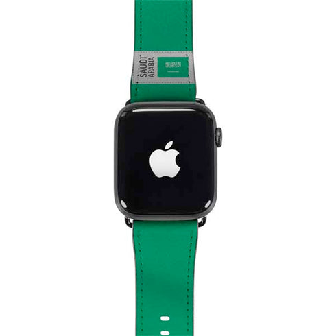 Saudi Arabia Soccer Flag Apple Watch Band 42-44mm