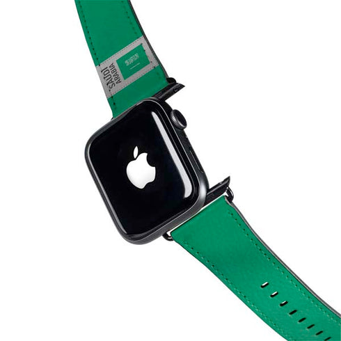 Saudi Arabia Soccer Flag Apple Watch Band 42-44mm